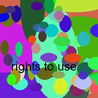 rights to use